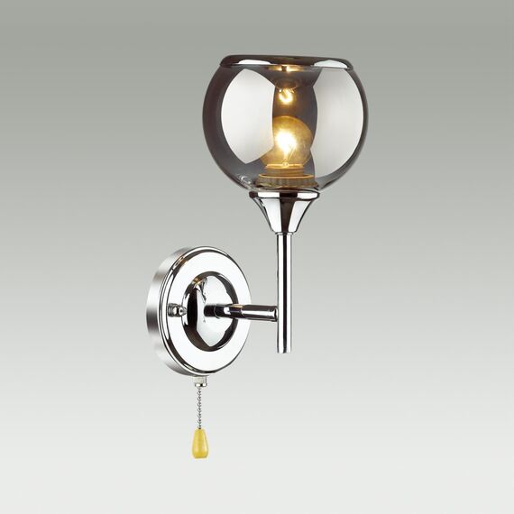 LUMION 4530/1W COMFI LN21 000 хром, дымчатый Бра E27 60W 220V SANDRA, изображение 3