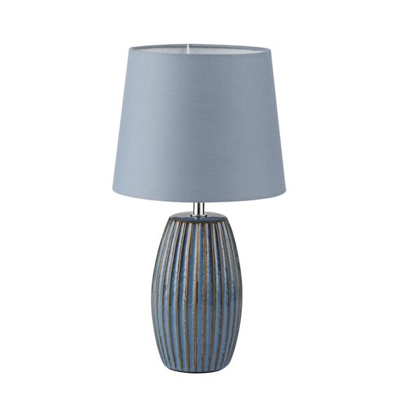 LUMION 8123/1T COMFI LN25 000 синий, керамика/текстиль Настольная лампа E27 1*60W 220V LAPUNA