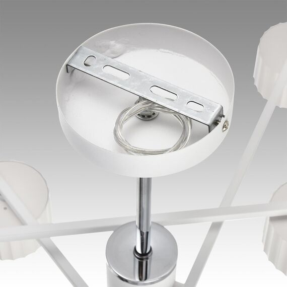 LUMION 8241/6C COMFI LN25 202 белый/хром, металл Люстра потолочная LED GX53 6*7W 220V KARINA, изображение 8
