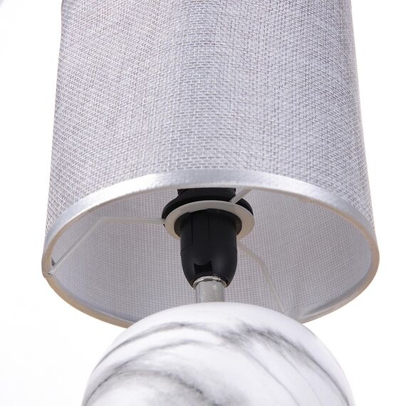 LUMION 8230/1T CLASSI LN25 382 серый, керамика/текстиль Настольная лампа E14 1*40W 220V KOHALA, изображение 3