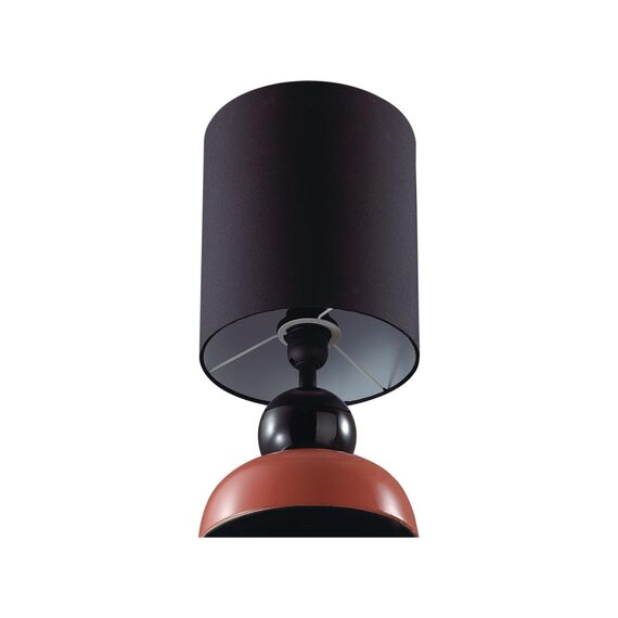LUMION 8127/1T COMFI LN25 000 коричневый/черный, керамика/текстиль Настольная лампа E27 1*60W 220V OVONA, изображение 3