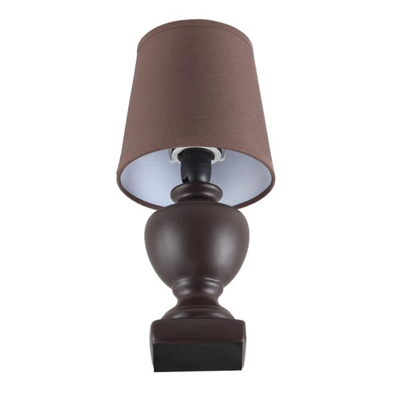 LUMION 8162/1T CLASSI LN25 000 коричневый, керамика/текстиль Настольная лампа E14 1*40W 220V BIANKA, изображение 3