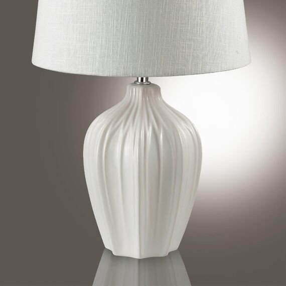 LUMION 8120/1T COMFI LN25 000 белый, керамика/текстиль Настольная лампа E27 1*60W 220V SONA, изображение 6