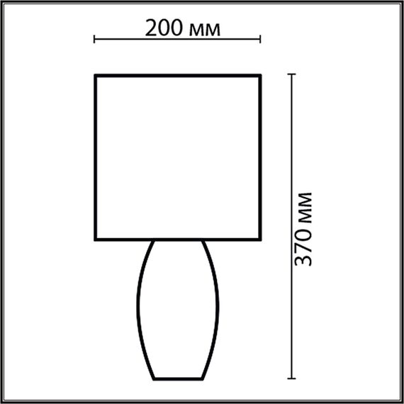 LUMION 8123/1T COMFI LN25 000 синий, керамика/текстиль Настольная лампа E27 1*60W 220V LAPUNA, изображение 2