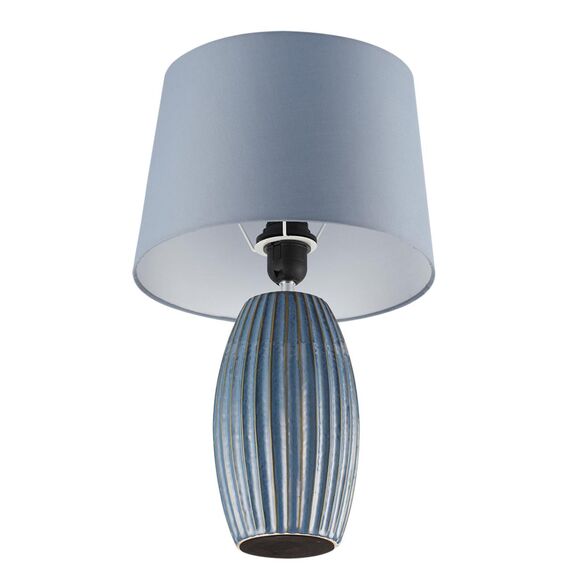 LUMION 8122/1T COMFI LN25 000 синий, керамика/текстиль Настольная лампа E27 1*60W 220V LAPUNA, изображение 3