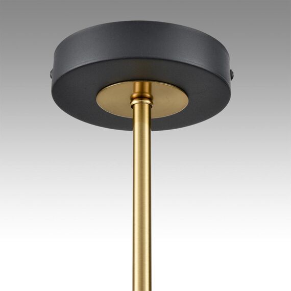 LUMION 8240/6C COMFI LN25 197 черный/латунь, металл/акрил Люстра потолочная LED GX53 6*7W 220V LANIKA, изображение 10
