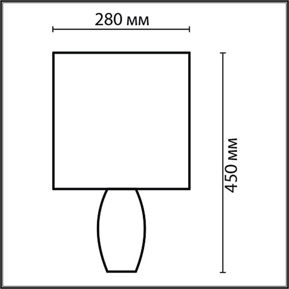 LUMION 8122/1T COMFI LN25 000 синий, керамика/текстиль Настольная лампа E27 1*60W 220V LAPUNA, изображение 2
