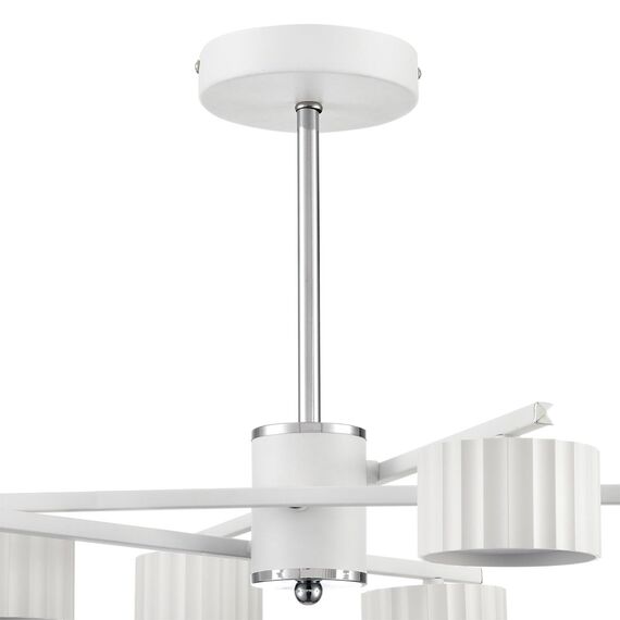 LUMION 8241/6C COMFI LN25 202 белый/хром, металл Люстра потолочная LED GX53 6*7W 220V KARINA, изображение 4