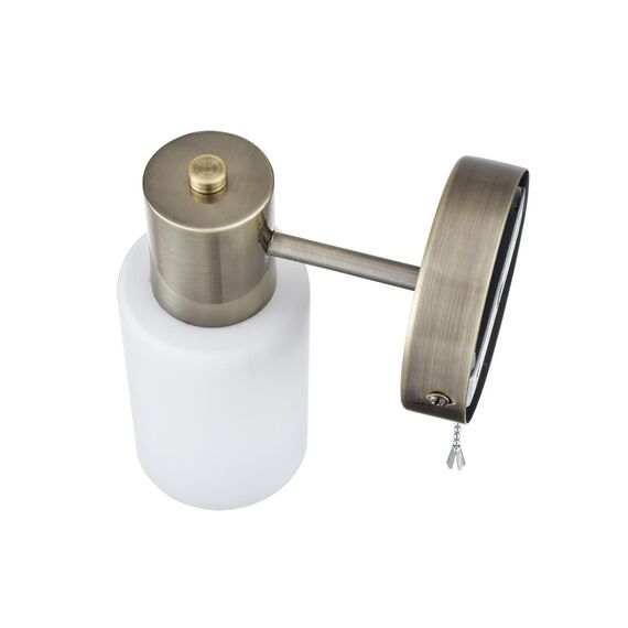 LUMION 8100/1W COMFI LN25 74 бронза/белый металл/стекло Бра Е14 1*40W 220V MAVE, изображение 3