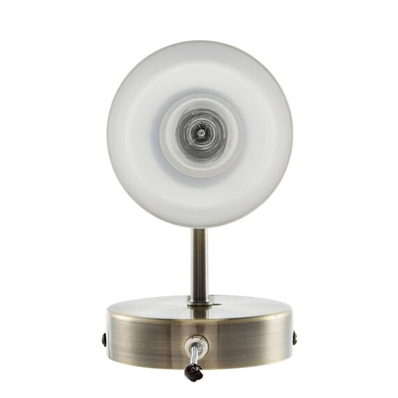 LUMION 8100/1W COMFI LN25 74 бронза/белый металл/стекло Бра Е14 1*40W 220V MAVE, изображение 4