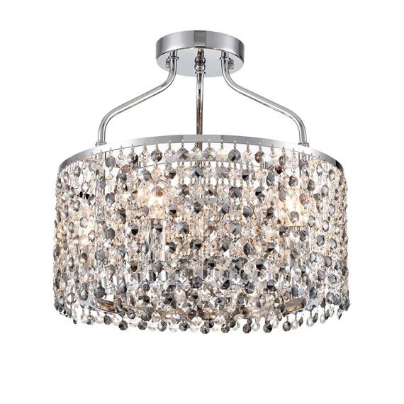 LUMION 8244/5C CLASSI LN25 150 хром, металл/хрусталь Люстра потолочная E14 5*40W 220V LAYLA, изображение 5