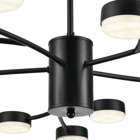 LUMION 8117/15 COMFI LN25 195 черный, металл Люстра LED GX53 15*7W 220V TORINA, изображение 3