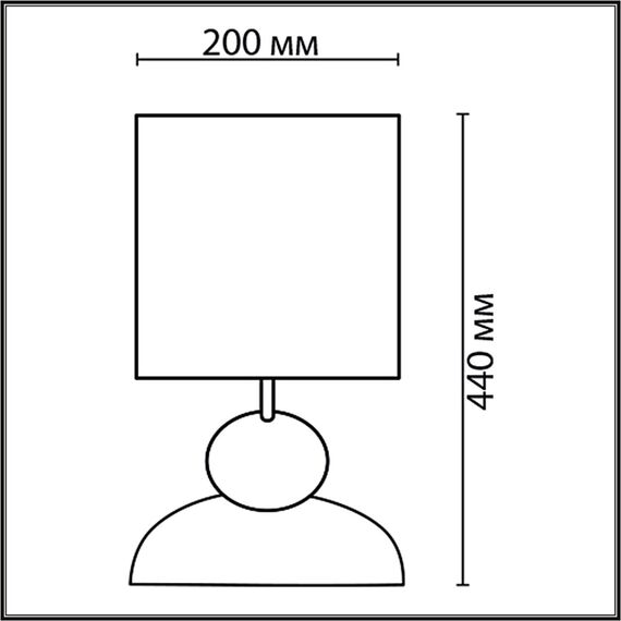 LUMION 8127/1T COMFI LN25 000 коричневый/черный, керамика/текстиль Настольная лампа E27 1*60W 220V OVONA, изображение 2
