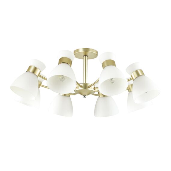 LUMION 4535/8C COMFI LN21 80 матовое золото Люстра потолочная E27 8*60W 220V WILMA