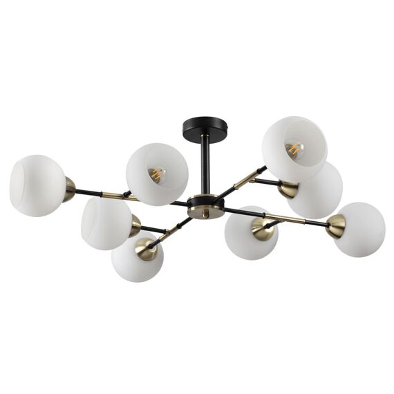 LUMION 4595/8C COMFI LN22 000 черный, бронза Люстра Потолочная E27 8*40W 220V ROWAN