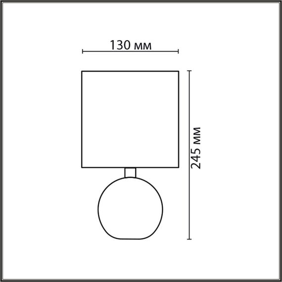 LUMION 8166/1T COUNTY LN25 000 белый, керамика/текстиль Настольная лампа E14 1*40W 220V VILANA, изображение 2