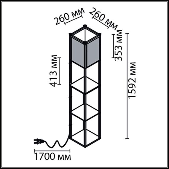 LUMION 8090/1F COMFI LN25 361 кофейный/белый, дерево/текстиль Торшер Е27 1*60W 220V PRACTIC, изображение 2