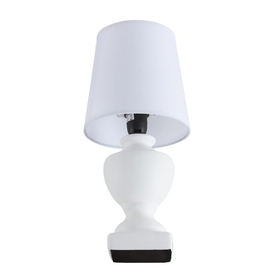 LUMION 8163/1T CLASSI LN25 000 белый, керамика/текстиль Настольная лампа E14 1*40W 220V BIANKA, изображение 3