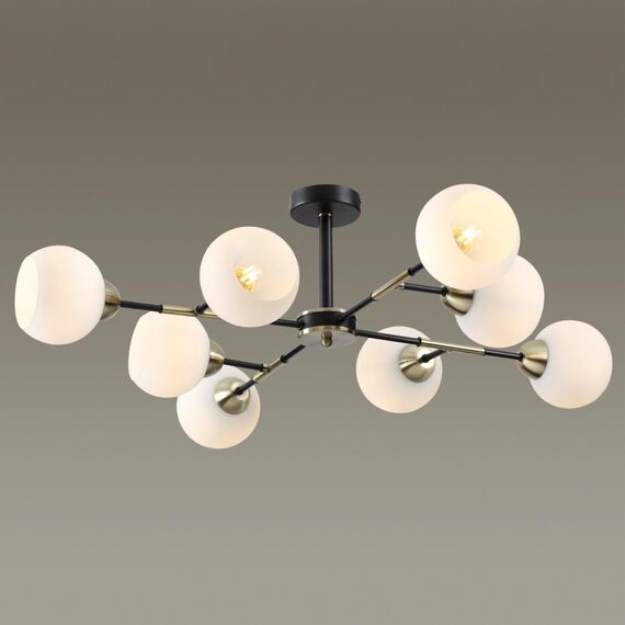 LUMION 4595/8C COMFI LN22 000 черный, бронза Люстра Потолочная E27 8*40W 220V ROWAN, изображение 3