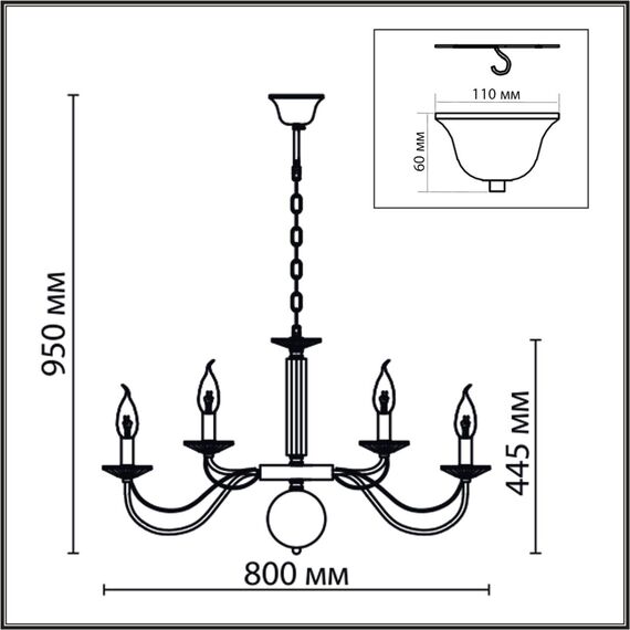 LUMION 8034/16 CLASSI LN25 18 хром, металл/стекло Люстра подвесная Е14 16*40W 220V INCANTO, изображение 2
