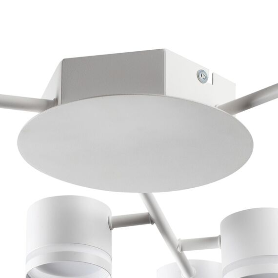 LUMION 8235/9C COMFI LN25 200 белый металл Люстра потолочная LED GX53 9*12W 220V GARETA, изображение 3