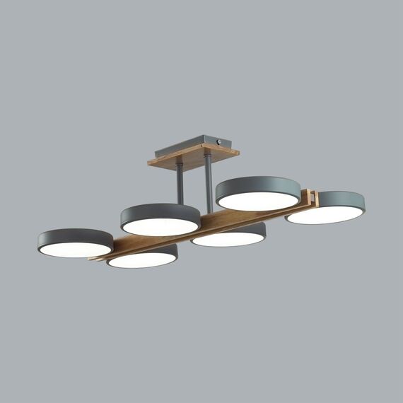 LUMION 8031/108CL LEDIO LN25 264 серый, дерево/металл, акрил Потолочный светильник LED 108W 3000-6000К 220V PLATO, изображение 5