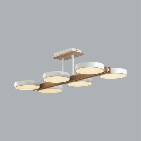 LUMION 8030/108CL LEDIO LN25 264 белый, дерево/металл, акрил Потолочный светильник LED 108W 3000-6000К 220V PLATO, изображение 4