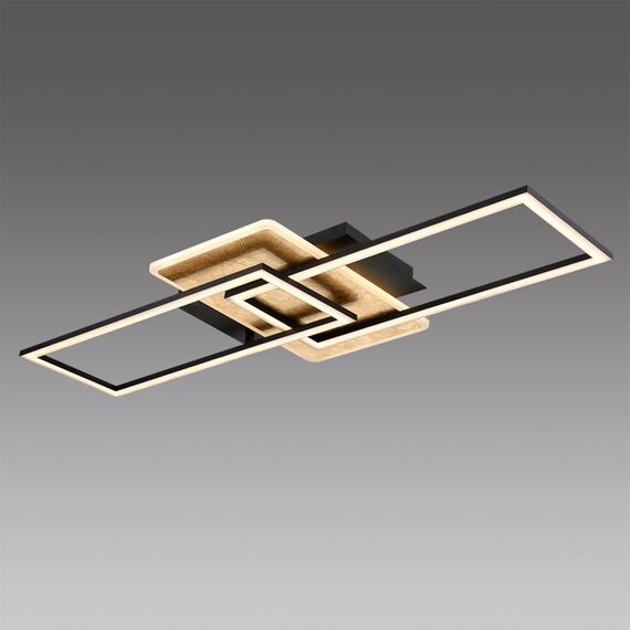 LUMION 8021/90CL LEDIO LN24 черный/золотой/черный, металл/акрил Потолочный светильник LED 90W 220V 3000-6500К GOLDY, изображение 8