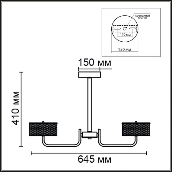 LUMION 6579/40CL LEDIO LN24 золото/прозрачный/металл/пластик Люстра потолочная LED 40W 220V VENICE, изображение 2