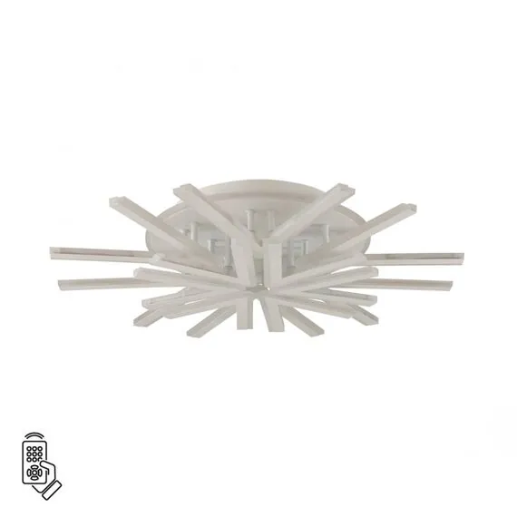 LUMION 8029/95CL LEDIO LN25 248 белый/белый, металл/акрил Потолочный светильник с ПДУ  c подсв. осн. LED 95W 3000-6000К 220V ALBERTA
