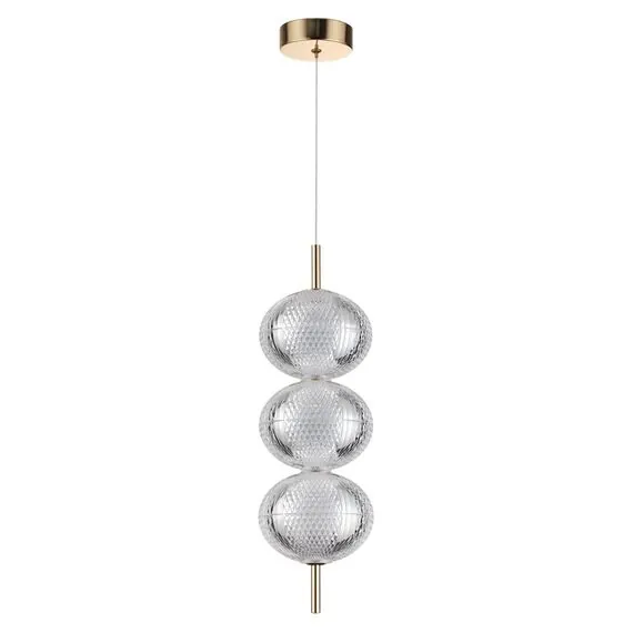 LUMION 6577/18L LEDIO LN24 золото/прозрачный/металл/пластик Подвес LED 18W 220V CAPRICE