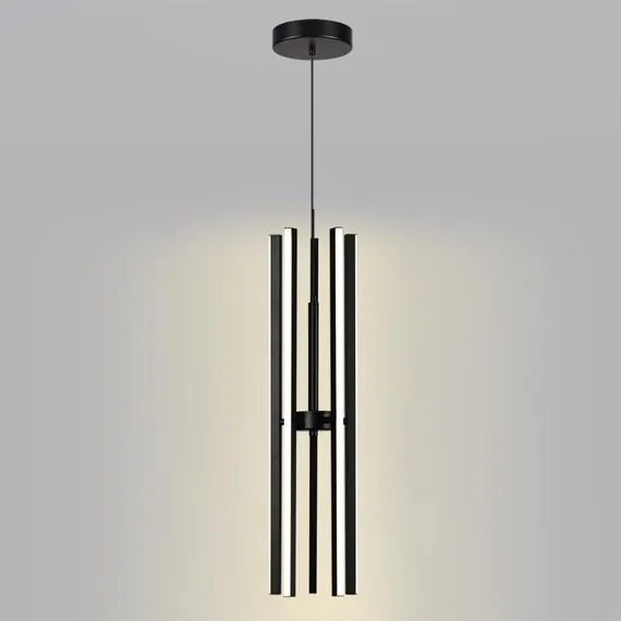 LUMION 6563/60L LEDIO LN25 234 черный//металл/ Подвесной светильник 4000K LED 60W 220V PARKER, изображение 3