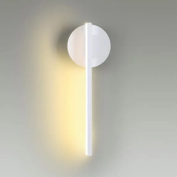 LUMION 5604/9WL LEDIO LN23 353 белый Настенный светильник LED 9W 3000К 624Лм 220V ELERI, изображение 3