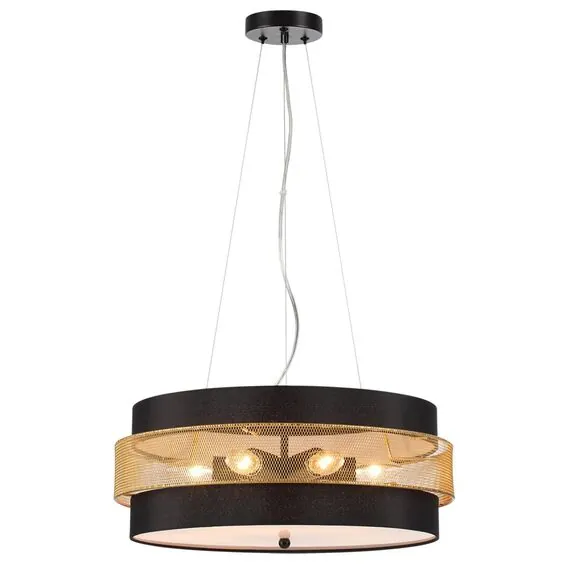 LUMION 6597/40L LEDIO LN25 158 черный, античная латунь/античная латунь металл/металл, стекло Потолочный светильник LED 40W 4000К 220V DRUMY, изображение 4
