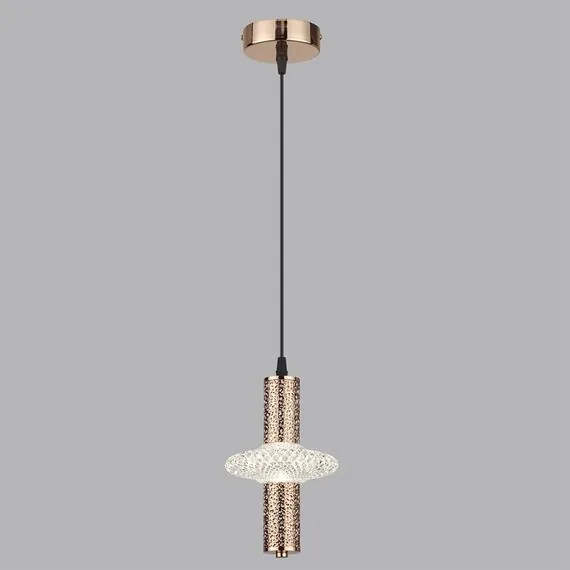 LUMION 8009/6L LEDIO LN25 золото/прозрачный металл/акрилл Подвес LED 6W 220V 4000K CRISTIE, изображение 3