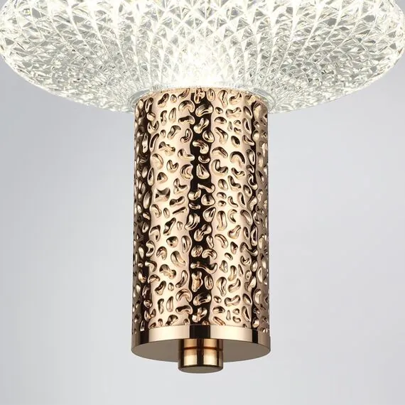 LUMION 8009/6L LEDIO LN25 золото/прозрачный металл/акрилл Подвес LED 6W 220V 4000K CRISTIE, изображение 6