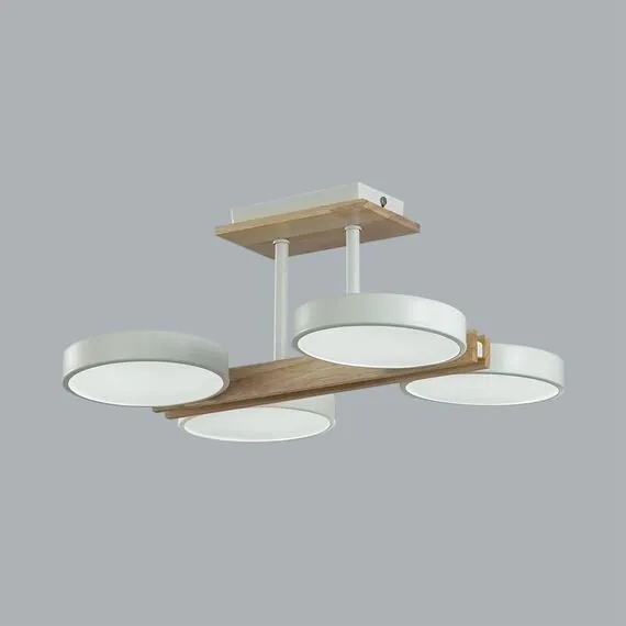 LUMION 8030/72CL LEDIO LN25 264 белый, дерево/металл, акрил Потолочный светильник LED 72W 3000-6000К 220V PLATO, изображение 3