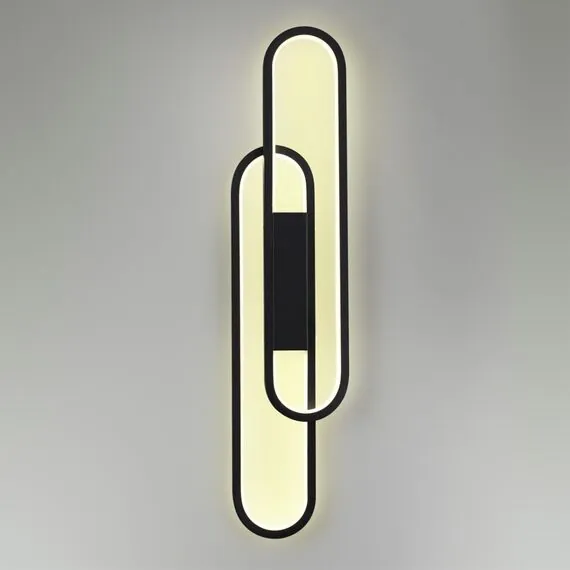 LUMION 5610/37WL LEDIO LN23 355 черный Настенный светильник LED 37W 4000К 1679Лм 220V CLIPE, изображение 4