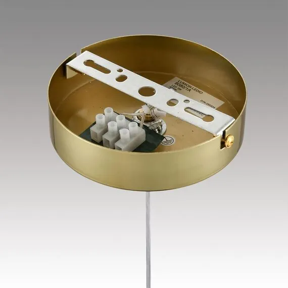 LUMION 8080/1A LEDIO LN25 000  золото/прозрачный металл/акрил Подвесной светильник LED 1*3W 220V TRINO, изображение 7