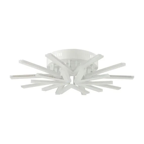 LUMION 8029/80CL LEDIO LN25 248 белый/белый, металл/акрил Потолочный светильник с ПДУ LED 80W 3000-6000К 220V ALBERTA, изображение 7
