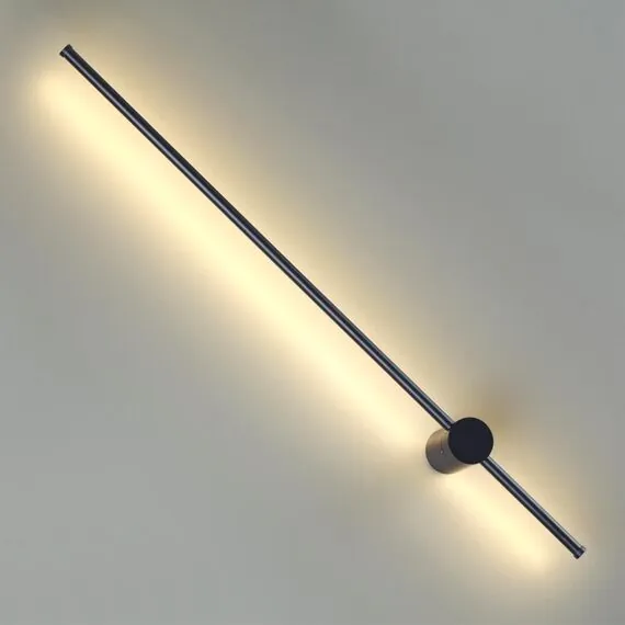 LUMION 5677/12WL LEDIO LN23 346 чёрный Настенный светильник LED 12W 3000K 820Лм 220V BRAM, изображение 4