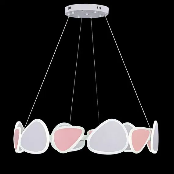 LUMION 5612/99L LEDIO LN23 154 белый, розовый Люстра LED диммир. с ДУ 116W 3000-6000К 9576Лм 220V KUMIKO, изображение 4