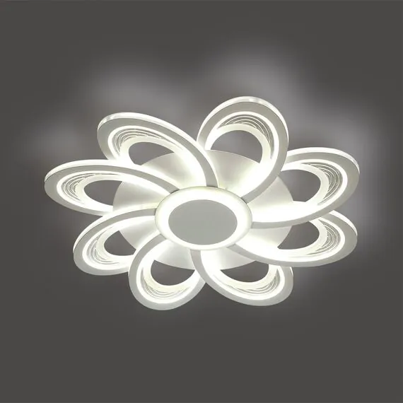 LUMION 8198/95L LEDIO LN25 белый, металл/акрил Потолочный светильник с пультом ДУ 3000-6000К LED 95W 220V MANILA, изображение 5