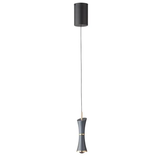 LUMION 5696/7L LEDIO LN23 000 серый Подвес LED 7W 3000K 420Лм 220V LASSE
