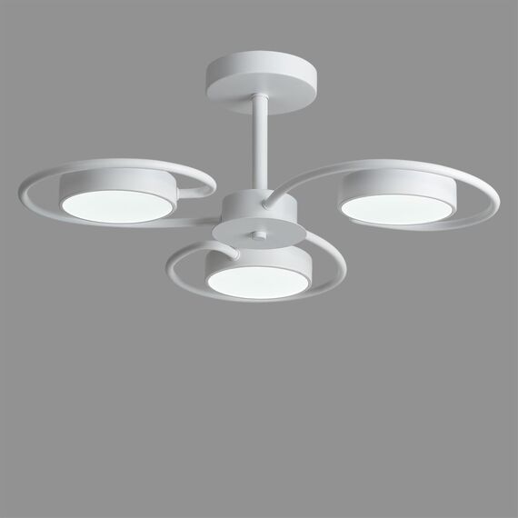 LUMION 5657/36CL LEDIO LN23 279 белый Люстра потолочная LED 36W 3000-6000K 1840Лм 220V EVIN, изображение 3