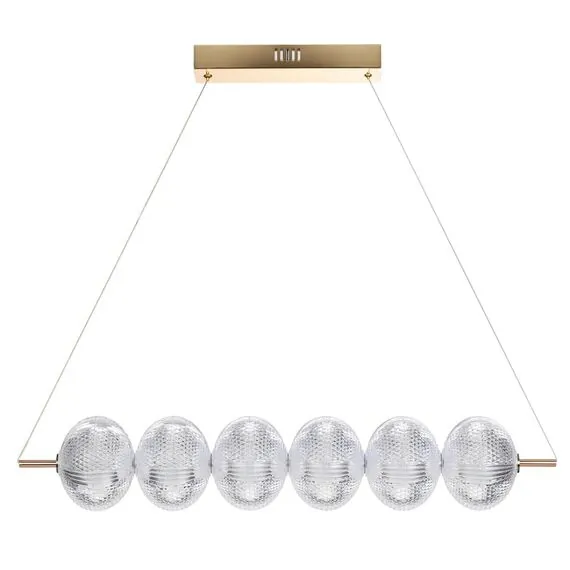 LUMION 6577/36L LEDIO LN24 золото/прозрачный/металл/пластик Светильник подвесной LED 36W 220V CAPRICE