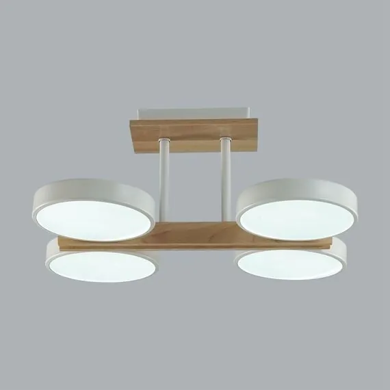 LUMION 8030/72CL LEDIO LN25 264 белый, дерево/металл, акрил Потолочный светильник LED 72W 3000-6000К 220V PLATO, изображение 6