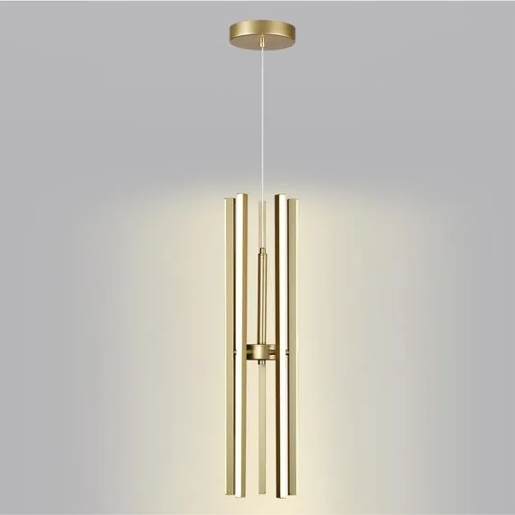 LUMION 6564/60L LEDIO LN25 234 золотой//металл/ Подвесной светильник LED 4000K 60W 220V PARKER, изображение 4