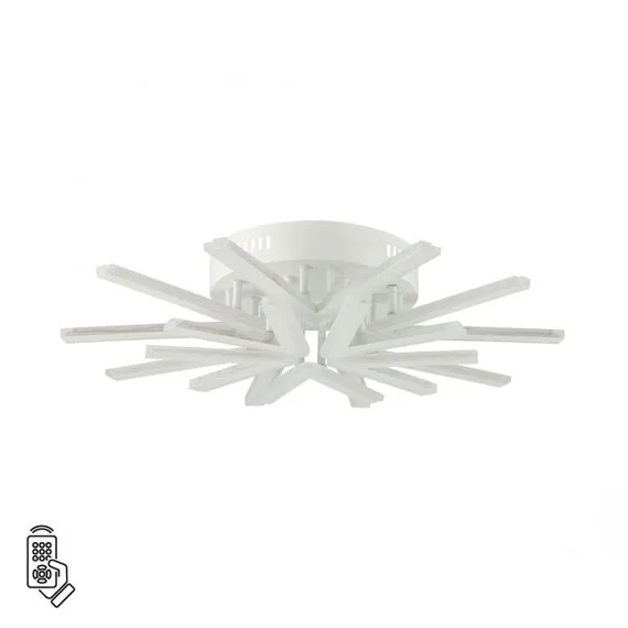LUMION 8029/80CL LEDIO LN25 248 белый/белый, металл/акрил Потолочный светильник с ПДУ LED 80W 3000-6000К 220V ALBERTA