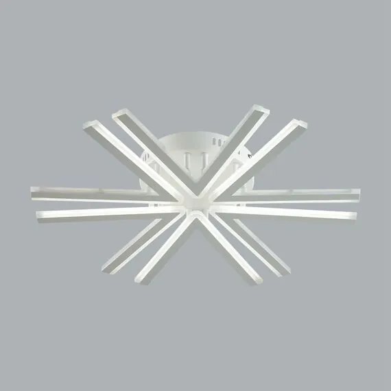 LUMION 8029/60CL LEDIO LN25 248 белый/белый, металл/акрил Потолочный светильник с ПДУ LED 60W 3000-6000К 220V ALBERTA, изображение 4
